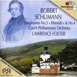The Czech Philharmonic Orchestra / Lawrence Foster / Robert Schumann Symphonies 3 & 4 Vinyl LP