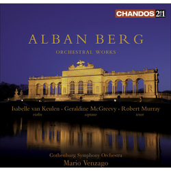 Alban Berg / Göteborgs Symfoniker / Mario Venzago Orchestral Works Vinyl LP