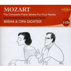 Mozart Dichter,Misha & Cipa Complete Piano Works For Four Hands (Box) 3 CD