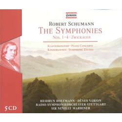 SchumannR. Syms 1-4/Pno Con/Sym Etudes/Kinderszenen 5 CD