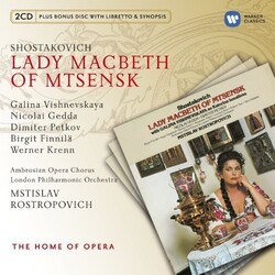 Shostakovich / Rostropovich / Vishnevskaya / Gedda Lady Macbeth 3 CD