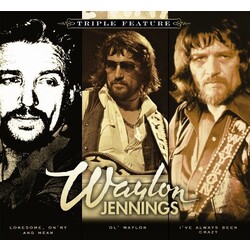 Waylon Jennings Lonesome, On'ry And Mean / Old Waylon / I've Always Been Crazy Vinyl LP