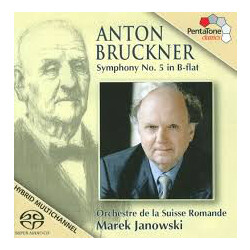 Anton Bruckner / L'Orchestre De La Suisse Romande / Marek Janowski Symphony No. 5 In B-flat Vinyl LP