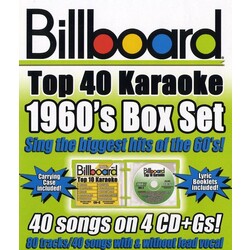 Billboard Top 40 Karaoke Billboard 1960's Top 40 Karaoke Box Set 4 CD
