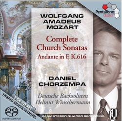Wolfgang Amadeus Mozart / Deutsche Bachsolisten / Daniel Chorzempa / Helmut Winschermann Complete Church Sonatas, Andante In F, K.616 Vinyl LP