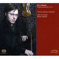 Mozart Irnberger Spirit of Europe Sieghart Violin Concerto SACD