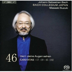 Johann Sebastian Bach / Bach Collegium Japan / Masaaki Suzuki Cantatas 46: ►17 ►19 ►45 ►102 (Herr, Deine Augen Sehen) Vinyl LP