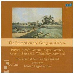 Choir Of The New College Oxford Restoration & Gregorian Anthem CD