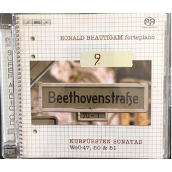 Ludwig van Beethoven / Ronald Brautigam Complete Works For Solo Piano, Volume 9 - Kurfürsten Sonatas WoO 47, 50 & 51 SACD