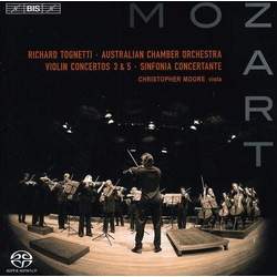Mozart Tagnetti Australian Chamber Orchestra Violin Concertos (Hybr) SACD CD
