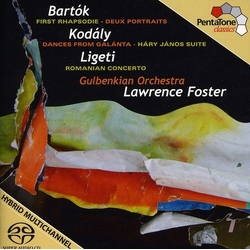 Bartok/Kodaly/Ligeti First Rhapsodie Deux Portrait SACD CD