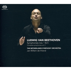 Beethoven Netherlands Sym Orch De Vriend Symphonies 1 & 5 (Jewl) SACD CD