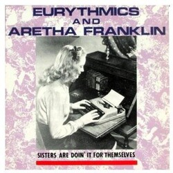 Eurythmics & Aretha Franklin Sisters Are Doin' It For Themselves Vinyl 12"