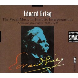 GriegE. Vocal Music In Hist 3 CD