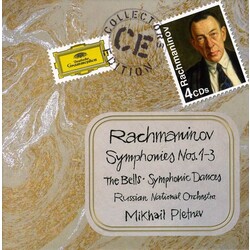 Sergei Vasilyevich Rachmaninoff / Russian National Orchestra / Mikhail Pletnev Symphonies Nos. 1-3 • The Bells • Symphonic Dances Vinyl LP