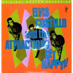 Elvis & The Attractions Costello GET HAPPY   180gm ltd Vinyl 2 LP