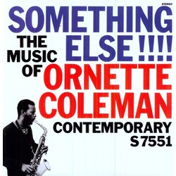 Ornette Coleman Something Else!!!! Vinyl LP