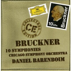 Anton Bruckner / The Chicago Symphony Orchestra / Daniel Barenboim 10 Symphonies Vinyl LP