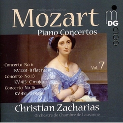 MozartW.A. Piano Concertos Vol. 7 (Kv 238 SACD CD