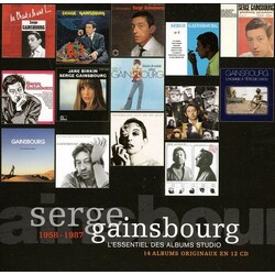 Serge Gainsbourg Essential Studio Albums 1958-1987 box set 12 CD
