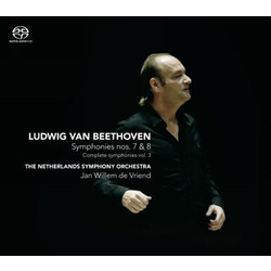 Netherlands Symphony Orchestra & Jan Willem De Vri Beethoven: Symphonies Nos. 7 & 8 SACD CD