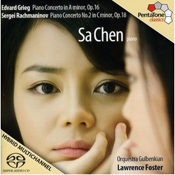 Rachmaninov Gulbenkian Orch Foster Piano Concertos SACD CD