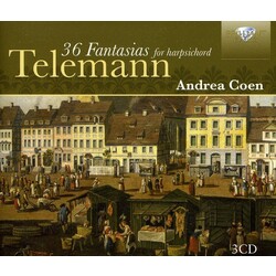 TelemannG.P. 36 Fantasies For Harpsichord 3 CD