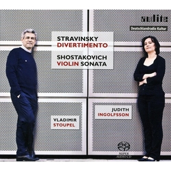 Stravinsky Shostakovich Stoupel Ingolfsson Works For Violin & Piano SACD CD