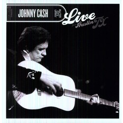 Johnny Cash Live From Austin Tx   VINYL LP
