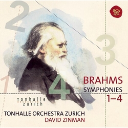 Brahms Zinman,David Symphonies 1-4 CD