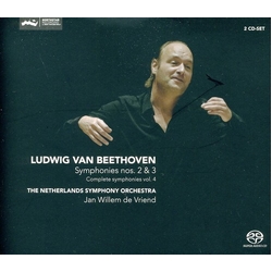 Beethoven Netherlands So De Vriend Symphonies 2 & 3 (Jewl) (Ocrd) SACD CD