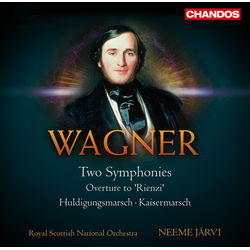Richard Wagner / Royal Scottish National Orchestra / Neeme Järvi Two Symphonies / Overture To Rienzi / Huldigungsmarsch / Kaisermarsch Vinyl LP