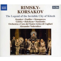 Rimsky-KorsakovN. Legend Of The Invisible City Of Kitezh 3 CD