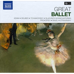 Adam/Delibes/Glazunov/Khachaturian/Prokofiev/Ravel Great Ballet (10cd Box) box set 10 CD