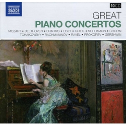 Various Artists Great Piano Concertos Box Set CD