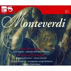 MonteverdiC. Mass For Four Voices 9th Book Of Madrigals 3 CD