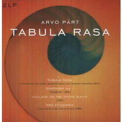 Congress Orchestra Avro Part: Tabula Rasa Vinyl 2 LP