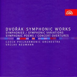 Antonín Dvořák / The Czech Philharmonic Orchestra / Václav Neumann Symphonic Works Vinyl LP