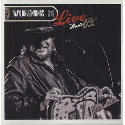 Waylon Jennings Live From Austin Tx Vinyl 2 LP