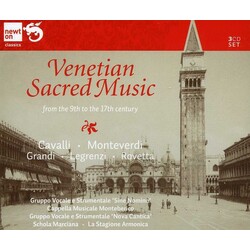 Cavalli/Quadris/Monteverdi/Grandi/Legrenzi/Rovetta Venetian Sacred Music 3 CD