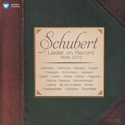Various Artist Schubert Lieder On Record 1898-2012 17 CD