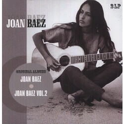Joan Baez Original Albums-Joan Baez/Joan Baez Vol.2. Vinyl 2 LP