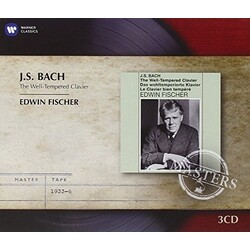 Edwin Bach / Fischer Well-Tempered Clavier 48 Preludes & Fugues 3 CD