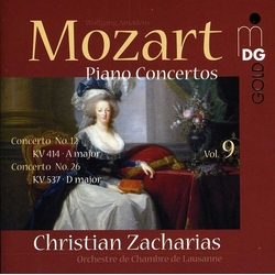 Mozart Zacharias Lausanne Chamber Orch Piano Ctos 9 (Hybr) SACD CD