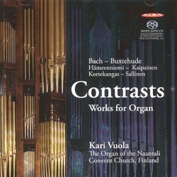 Bach / Buxtehude / Sallinen / Vuola Contrasts Works For Organ SACD CD