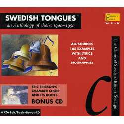 Sverige Choirs Of Sweden Swedish Tongues Anthology Of Choirs 1900-1950 4 CD
