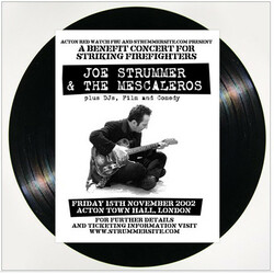 Joe Strummer & The Mescaleros Friday 15th November 2002 Acton Town Hall, London Vinyl 2 LP