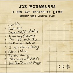 Joe Bonamassa New Day Yesterday Live Vinyl 2 LP