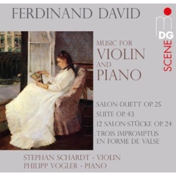 Stephen & Philpp Vogler Schardt David: 12 Salon Pieces Op. 24 SACD CD