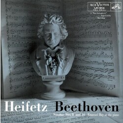 Jascha Heifetz Beethoven Sonatas Nos. 8 & 10 (180 Gram Mono Vinyl 180gm ltd Vinyl LP